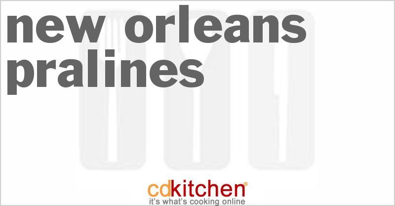 New Orleans Pralines - CDKitchen.com