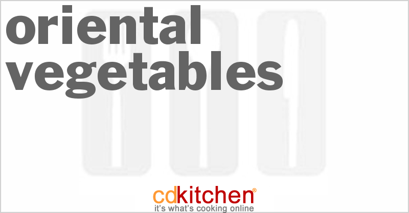 Asian-Style Vegetables - CDKitchen.com