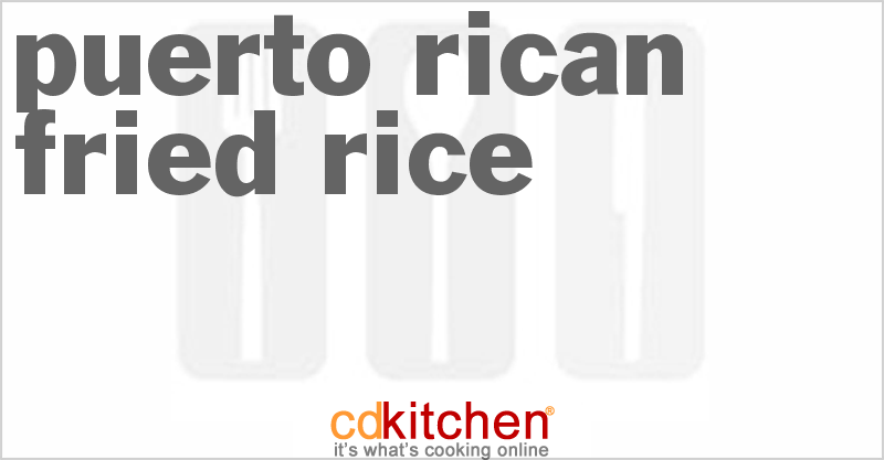 Puerto Rican Fried Rice - CDKitchen.com