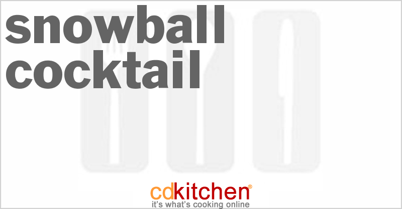 Snowball Cocktail - CDKitchen.com
