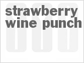 recipe for strawberry wine punch
