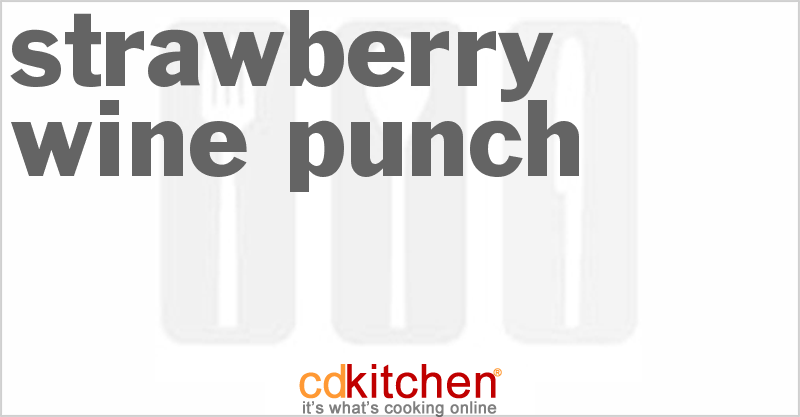 Strawberry Wine Punch - CDKitchen.com