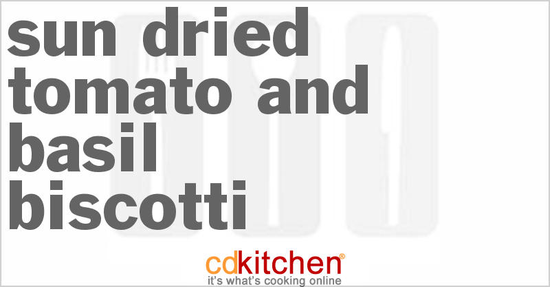 Sun-Dried Tomato and Basil Biscotti - CDKitchen.com