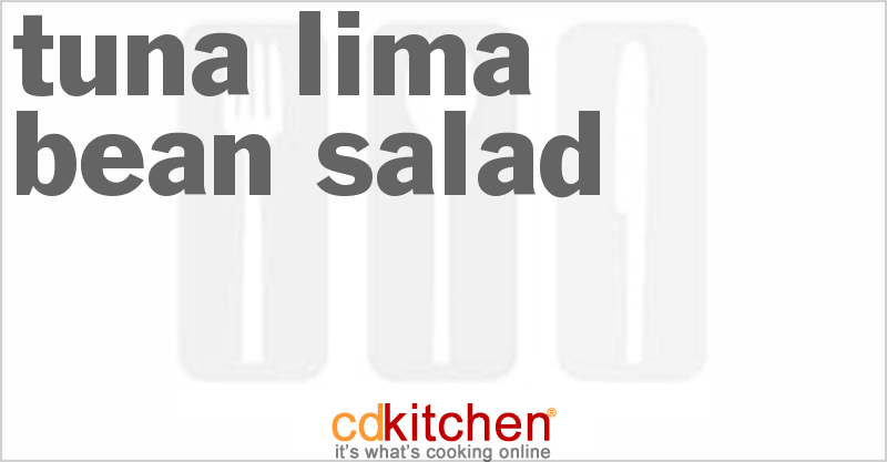 Tuna Lima Bean Salad - CDKitchen.com