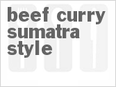 Beef Curry Sumatra Style