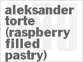 Aleksander Torte (Raspberry-Filled Pastry)