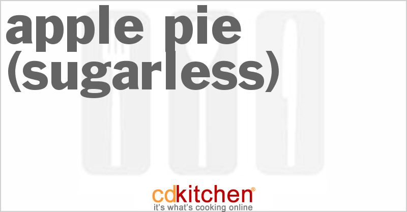 Apple Pie (Sugarless) - CDKitchen.com