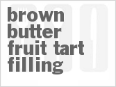 recipe for brown butter fruit tart filling