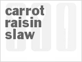 recipe for carrot raisin slaw