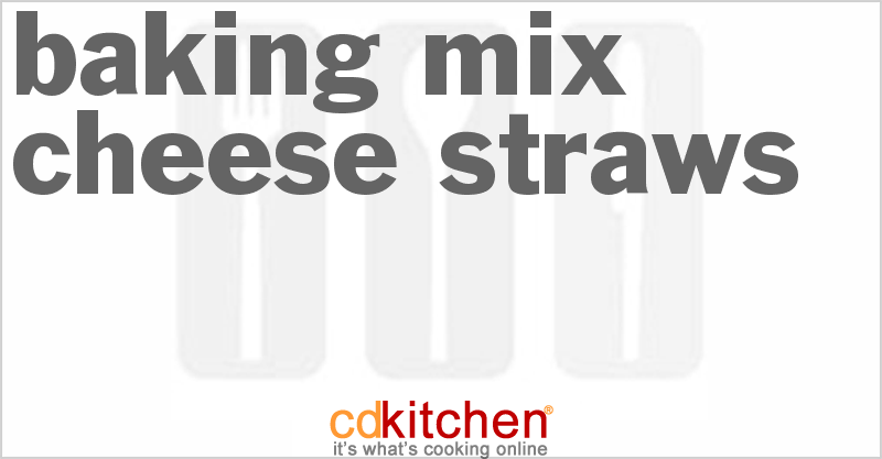 Baking Mix Cheese Straws - CDKitchen.com
