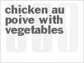 recipe for chicken au poive with vegetables - george foreman grill