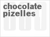 recipe for chocolate pizelles