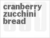 recipe for cranberry zucchini bread