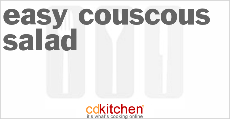 Easy Couscous Salad - CDKitchen.com