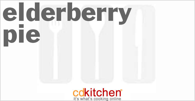 Elderberry Pie - CDKitchen.com
