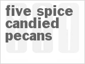 recipe for five-spice candied pecans
