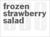 recipe for frozen strawberry salad