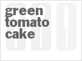 recipe for green tomato cake