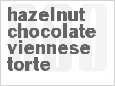 recipe for hazelnut-chocolate viennese torte