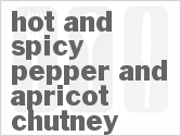 recipe for hot and spicy pepper and apricot chutney
