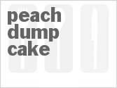 recipe for peach dump cake