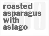 recipe for roasted asparagus with asiago