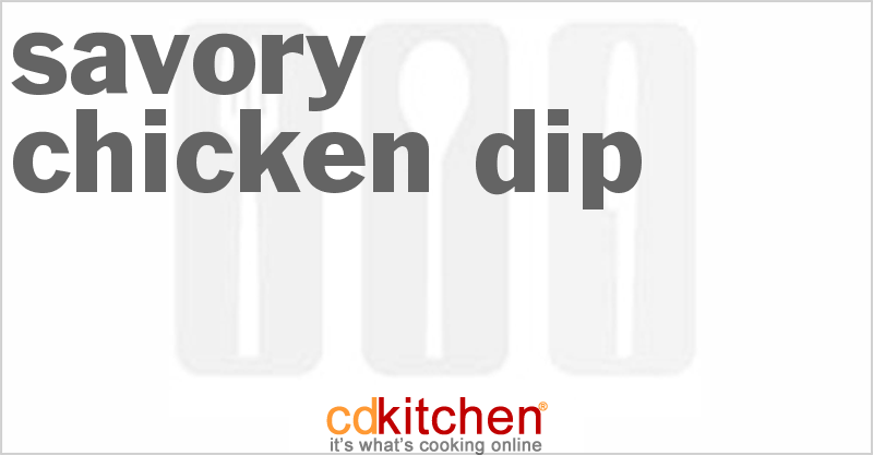 Savory Chicken Dip - CDKitchen.com