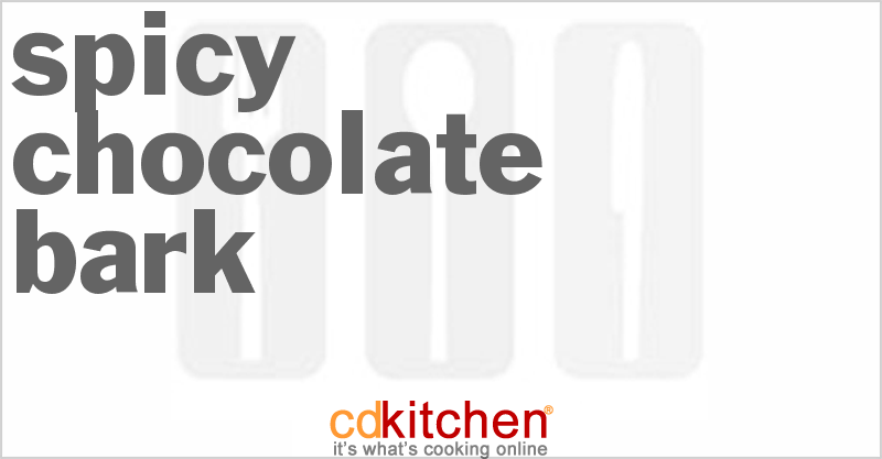 Spicy Chocolate Bark - CDKitchen.com