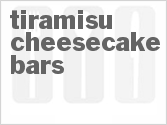 recipe for tiramisu cheesecake bars