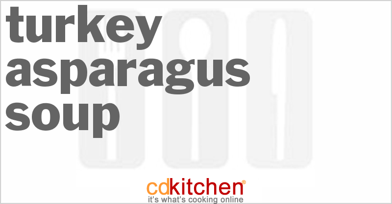 Turkey-Asparagus Soup - CDKitchen.com