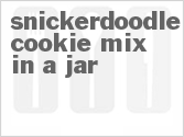 Snickerdoodle Cookie Mix In A Jar