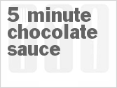 recipe for 5-minute chocolate sauce