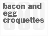 recipe for bacon and egg croquettes