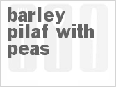 recipe for barley pilaf with peas