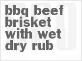 recipe for bbq beef brisket with wet-dry rub