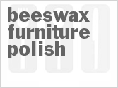 recipe for homemade beeswax furniture polish