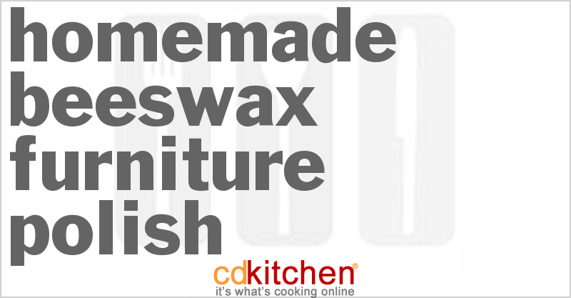 Beeswax Furniture Polish - CDKitchen.com