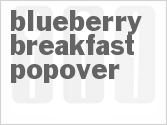 recipe for blueberry breakfast popover