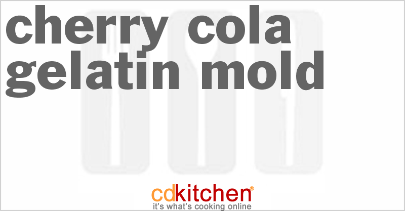 Cherry-Cola Gelatin Mold - CDKitchen.com