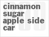 recipe for cinnamon sugar apple side car cocktail