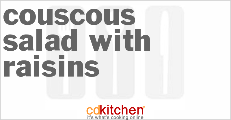 Couscous Salad With Raisins - CDKitchen.com