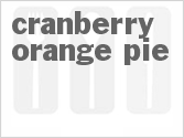 recipe for cranberry orange pie