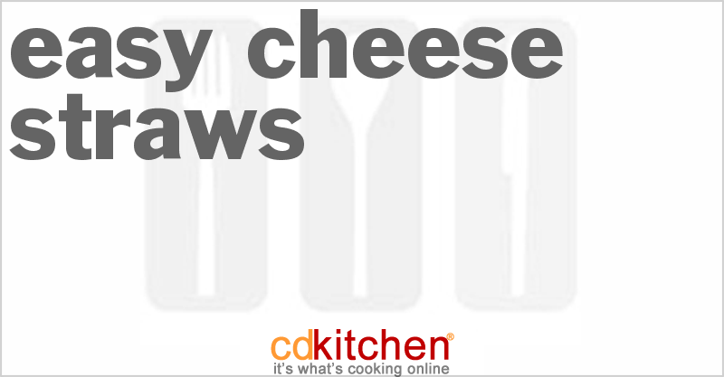 Easy Cheese Straws - CDKitchen.com