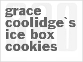 recipe for grace coolidge's ice box cookies