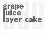 recipe for grape juice layer cake