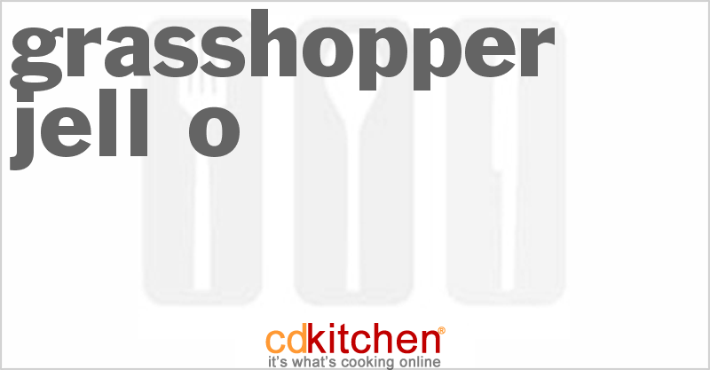 Grasshopper Jell-O - CDKitchen.com