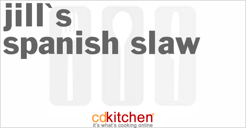Jill's Spanish Slaw - CDKitchen.com