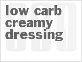 recipe for low-carb creamy salad dressing