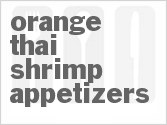 recipe for orange thai shrimp appetizers