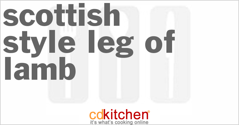 Scottish-Style Leg Of Lamb - CDKitchen.com